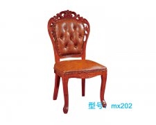 實木餐椅，電動餐桌配套椅子-型號：MX202