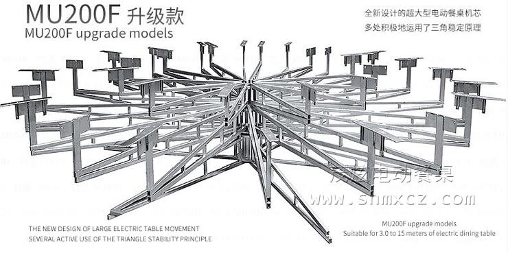 豪華電動餐桌電動機芯