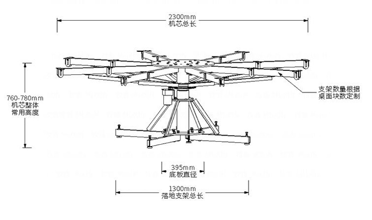 電動餐桌通用機芯