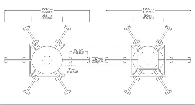 電動餐桌轉(zhuǎn)盤機芯-T型